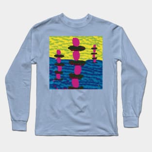 Guardians - Abstract Art Long Sleeve T-Shirt